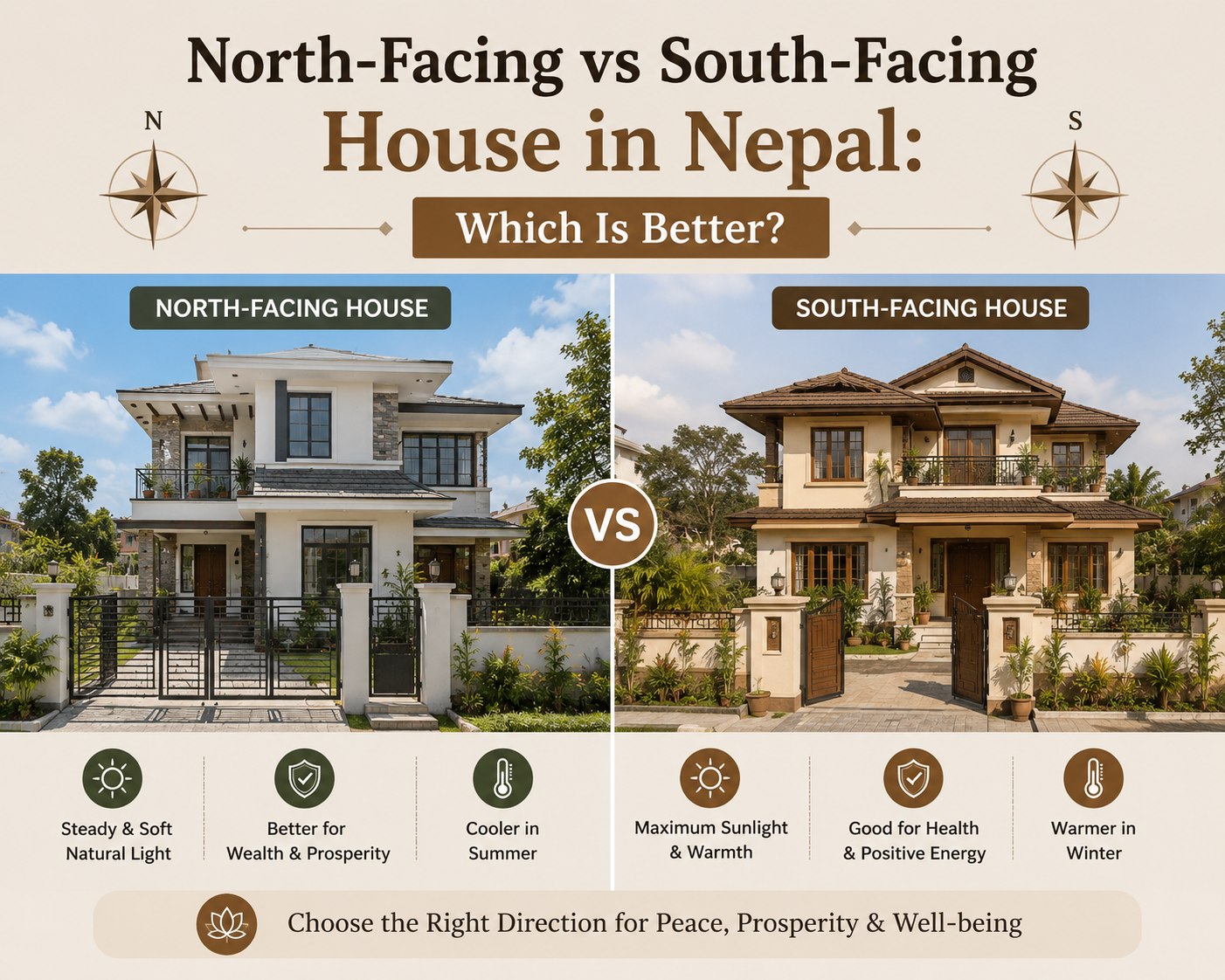 North-Facing vs South-Facing House in Nepal: Which Is Better?