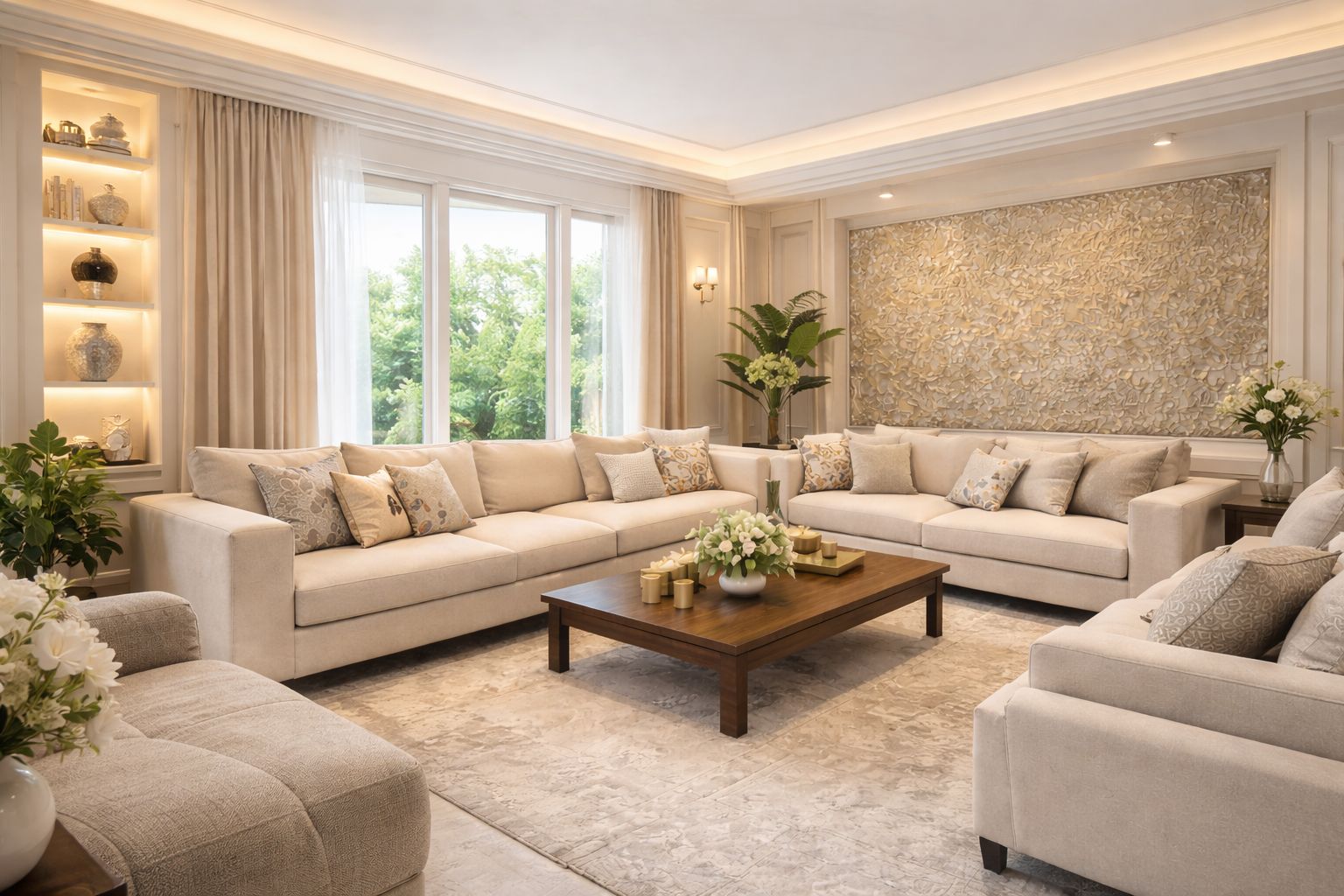 Modern interior design living room Nepal
